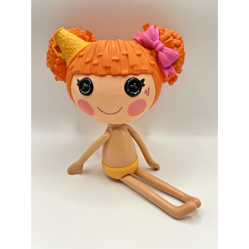 Lalaloopsy Peppy Pom Poms 12” Full Size Doll MGA 2014 Cheerleader